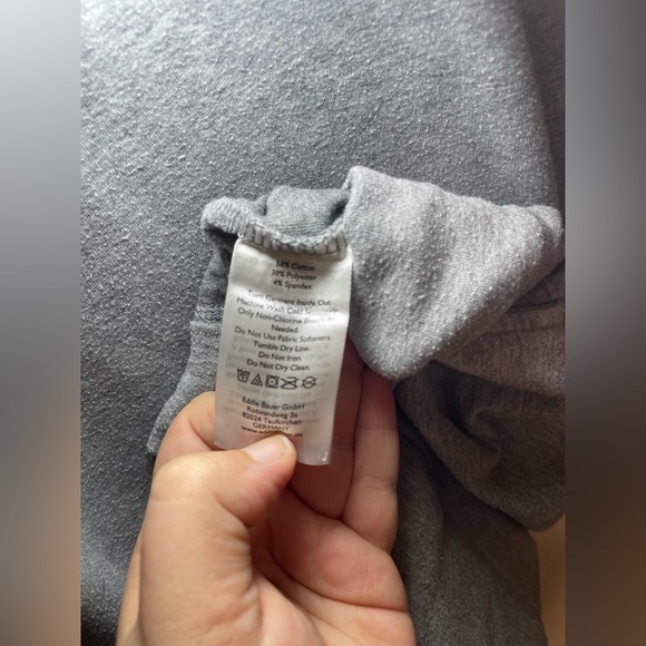 ✨Eddie Bauer Grey Pullover Size S #C1 - Picture 6 of 6